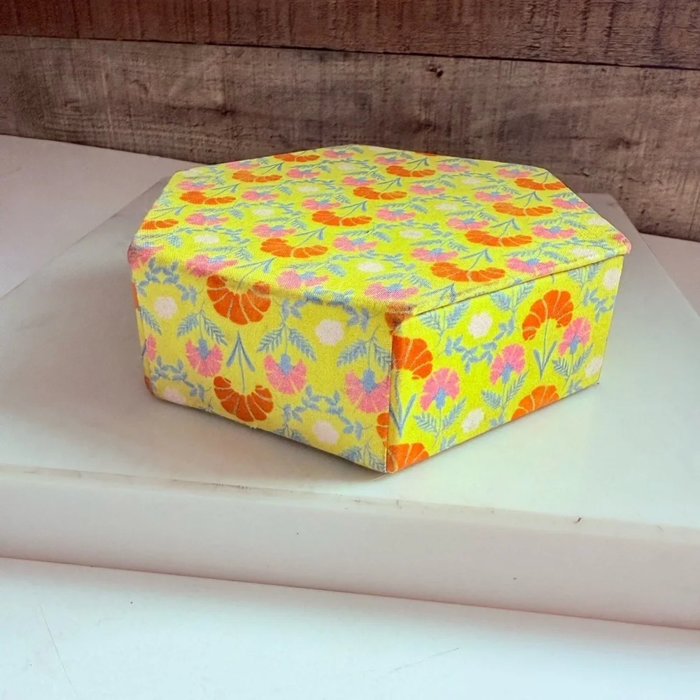 Anthropologie Annie Floral Jewelry Box